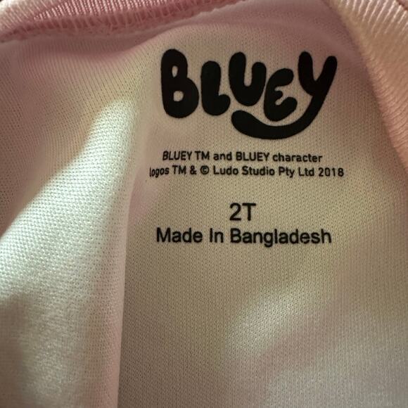 Bluey Peplum T-Shirt and Bike Shorts Outfit Set - Picture 4 of 4